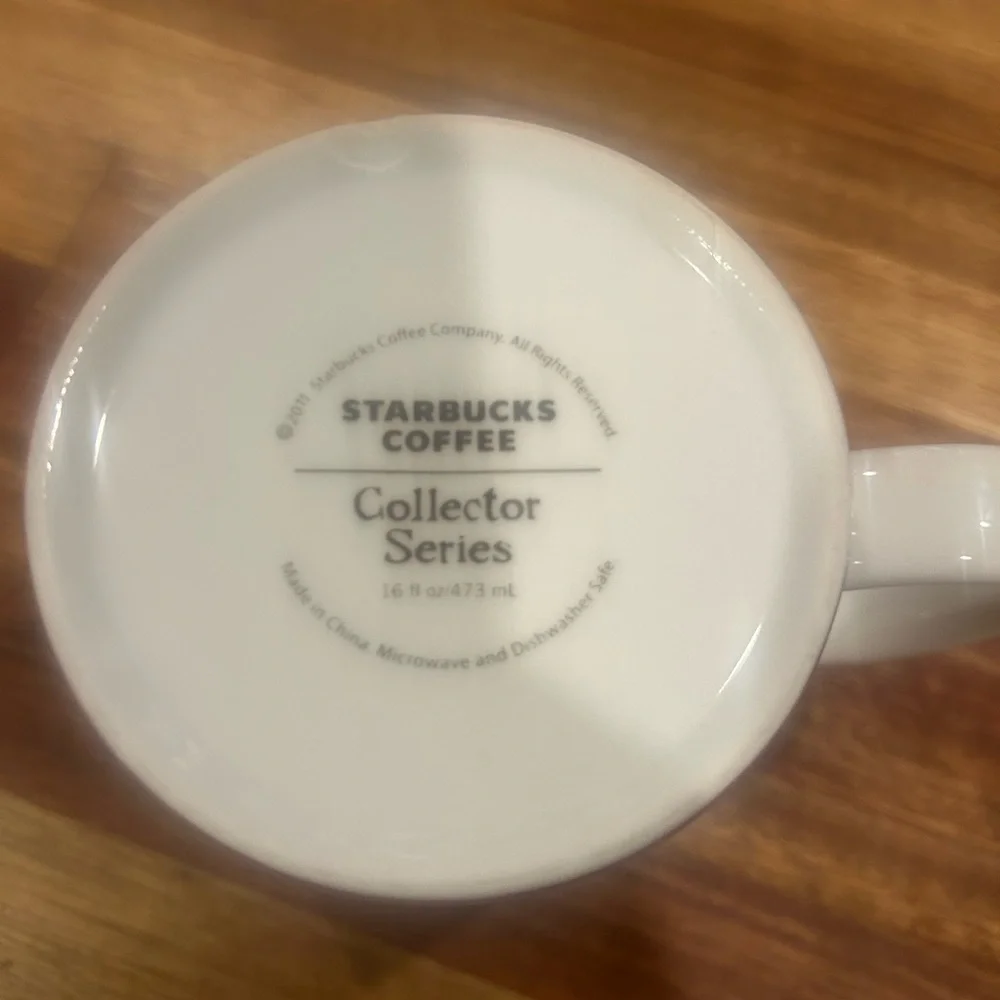 Starbucks Vienna Coffee Mug- small chip - Picture 4 of 5